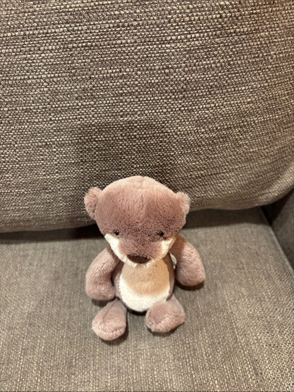 Jellycat Plush Brown and Cream Otter Stuffed Animal - Picture 5 of 6